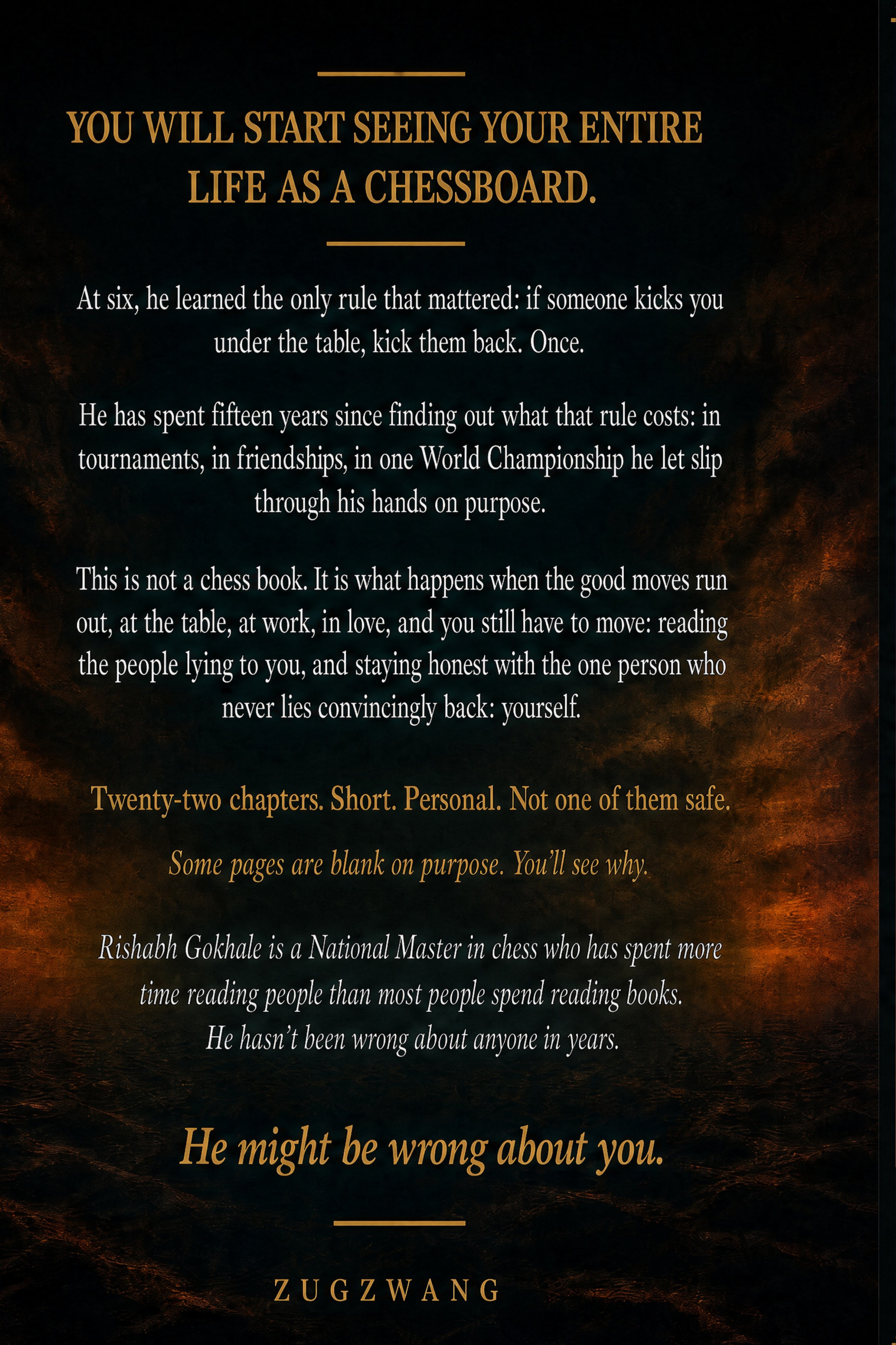 Back cover of Zugzwang